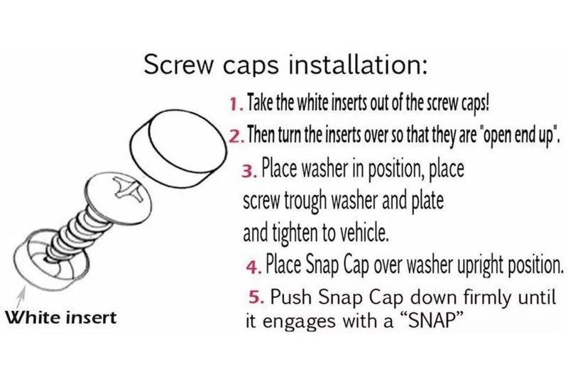 2x 3D Chevy Stainless Steel Metal Chrome Mirror License Plate Frame Holder