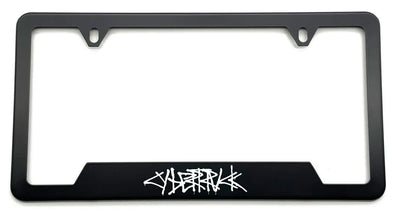Cybertruck laser engraved Stainless License Plate Frame B fit Tesla rust free