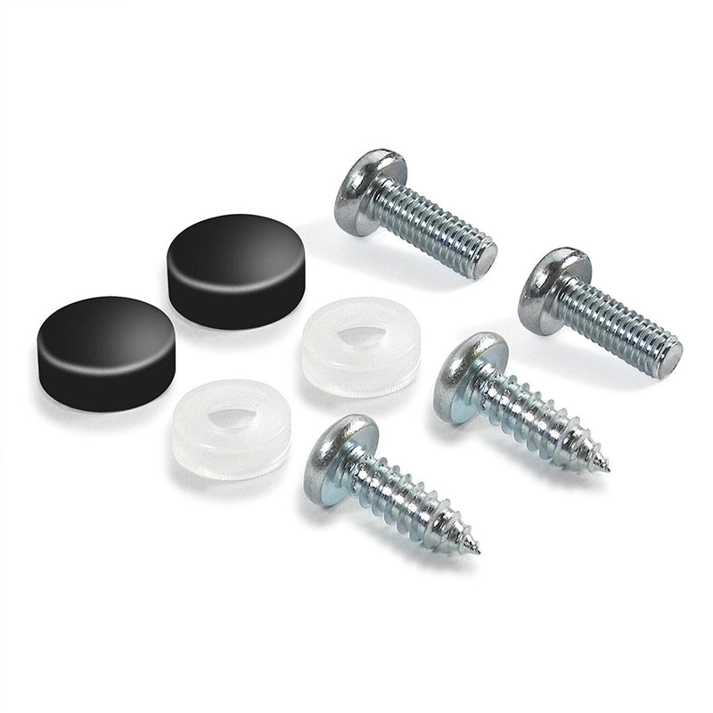 RN Registered Nurse Black Plastic License Plate Frame