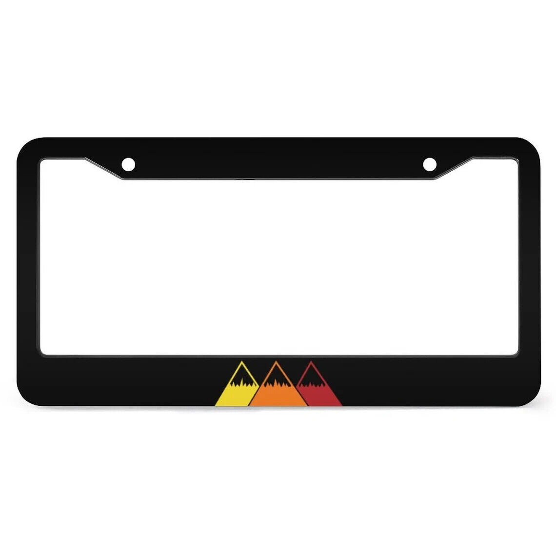 Glowing Ghost In Japanese Text Black Metal License Plate Frame Holder Street Racing JDM Style - Foto 9