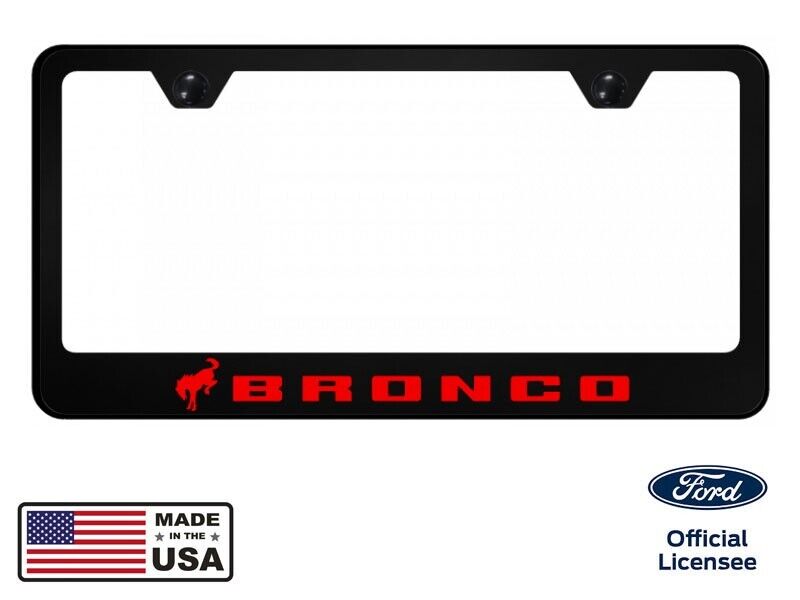 Tough Black Polycarbonate License Plate Frame With Jeep Emblem - Universal Fit, Made In USA - View #13