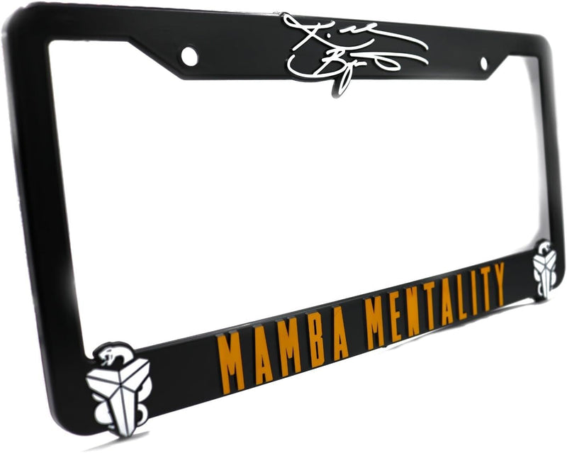 Kobe Bryant "Mamba Mentality" 3D Raised License Plate Frame
