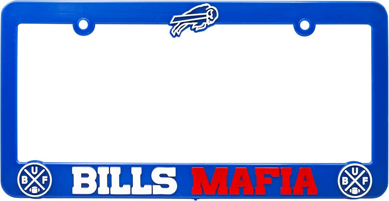 Bills Mafia 3D Raised License Plate Frame | 1 Pack Car License Plate Cover