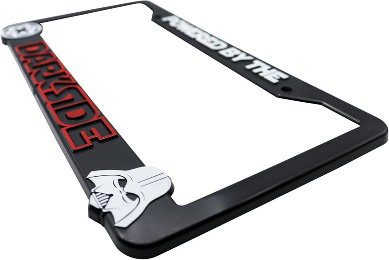 Star Wars "Powered by the Darkside" 3D Raised License Plate Frame