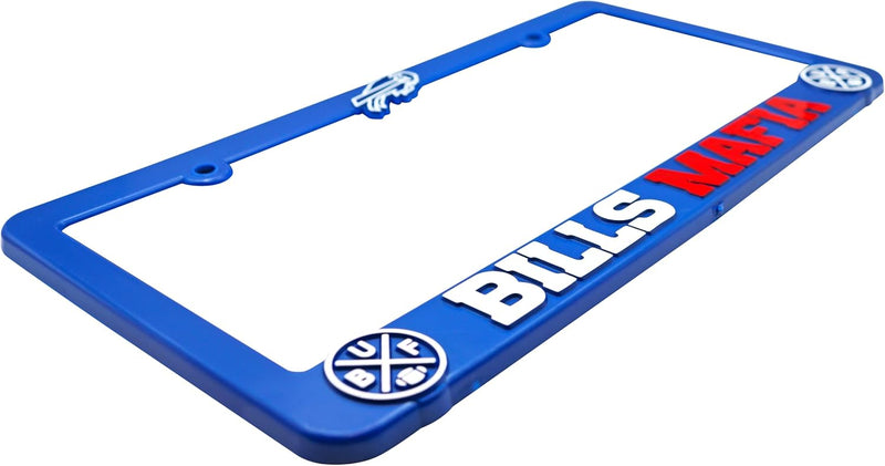 Bills Mafia 3D Raised License Plate Frame | 1 Pack Car License Plate Cover