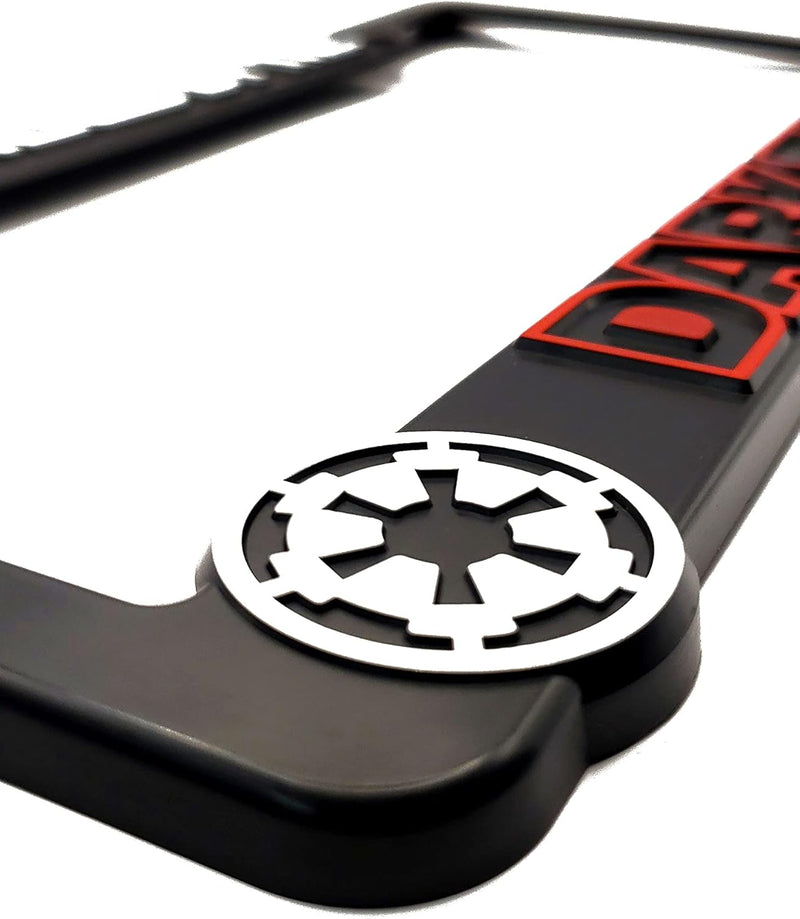 Star Wars "Powered by the Darkside" 3D Raised License Plate Frame