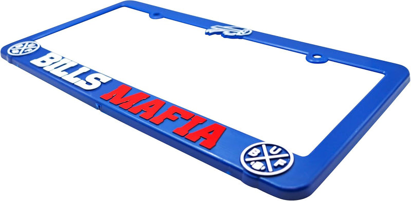 Bills Mafia 3D Raised License Plate Frame | 1 Pack Car License Plate Cover