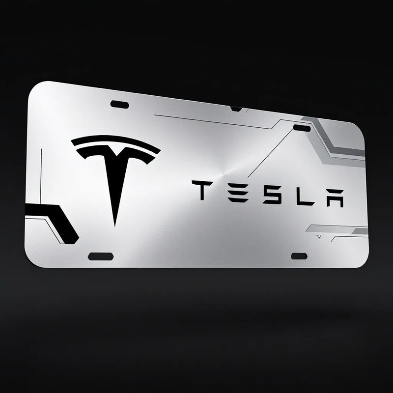 Tesla Cybertruck License Plate - Mars Edition