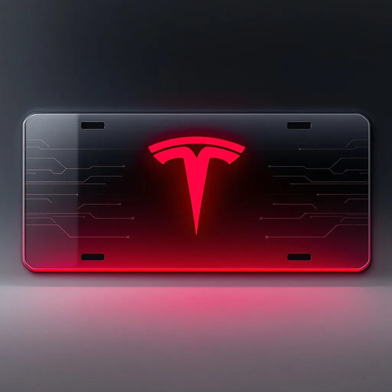 Tesla Cybertruck License Plate - Mars Edition