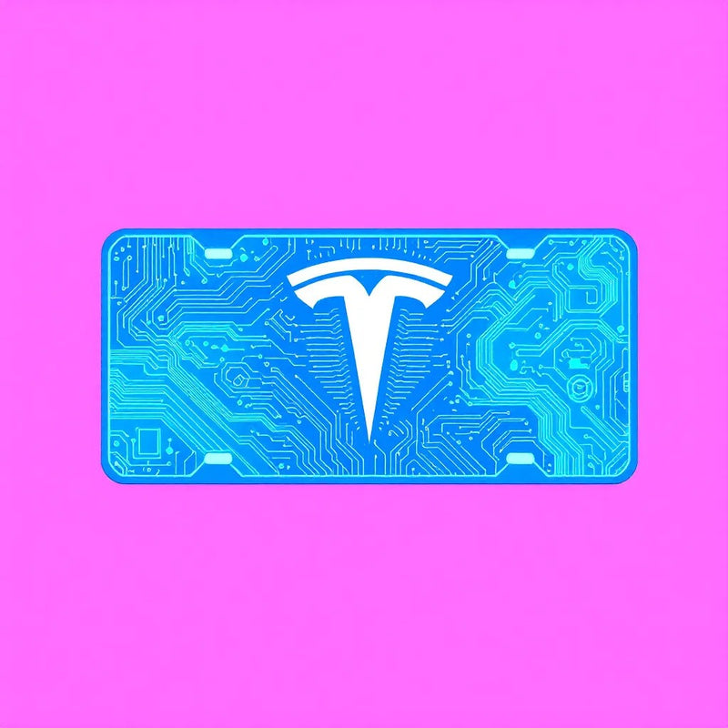 Tesla Cybertruck License Plate - Mars Edition