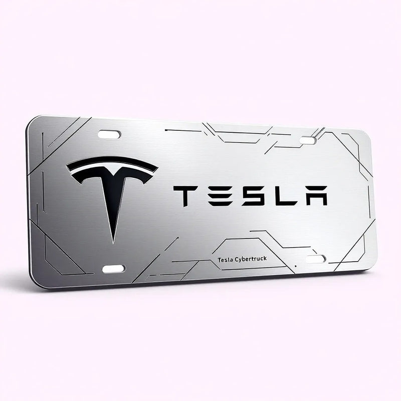 Tesla Cybertruck License Plate - Mars Edition