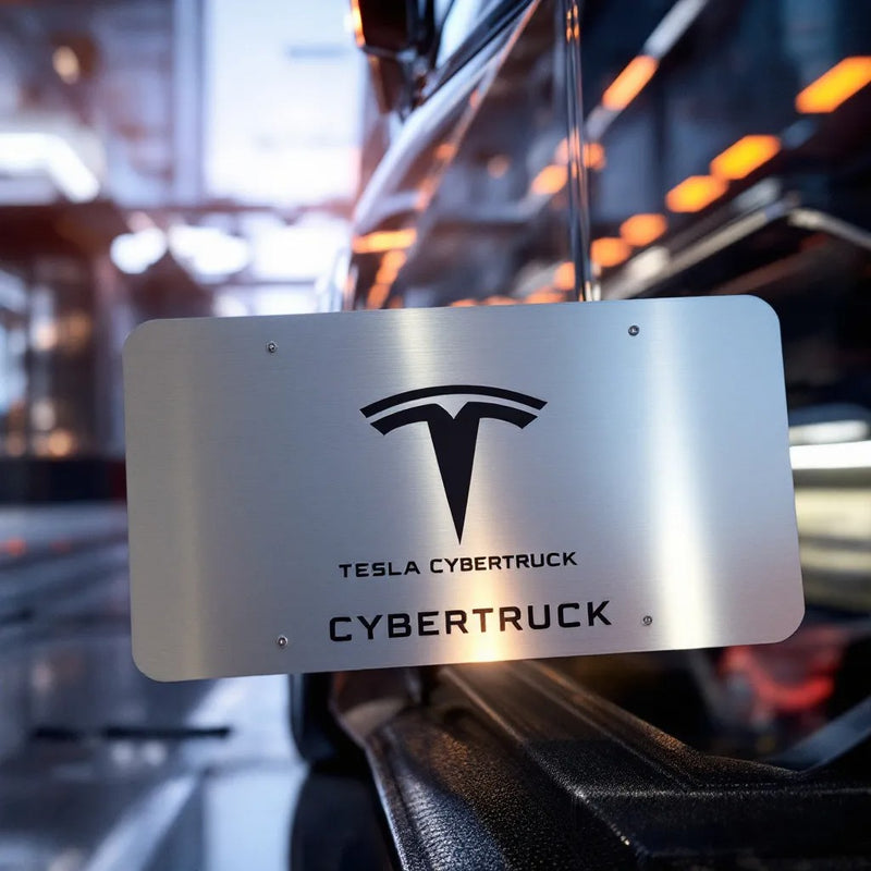 Tesla Cybertruck License Plate - Mars Edition