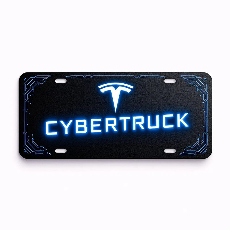 Tesla Cybertruck License Plate - Mars Edition