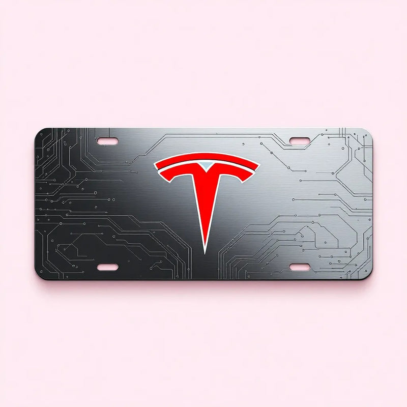 Tesla Cybertruck License Plate - Mars Edition