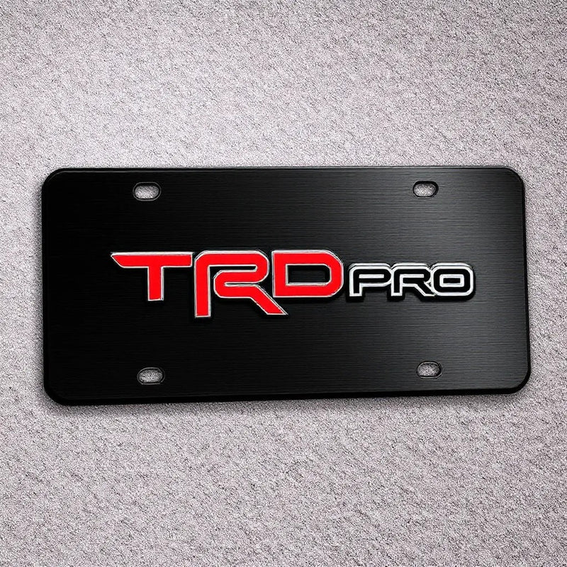 Toyota TRD Pro License Plate - Vintage Style Metal Sign