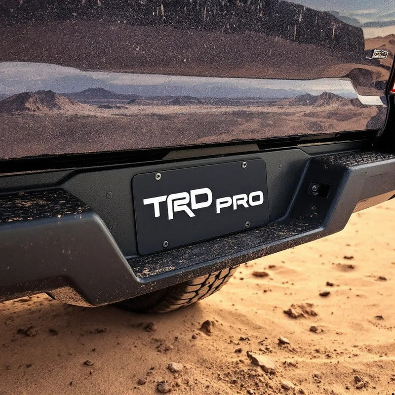 Toyota TRD Pro License Plate - Vintage Style Metal Sign