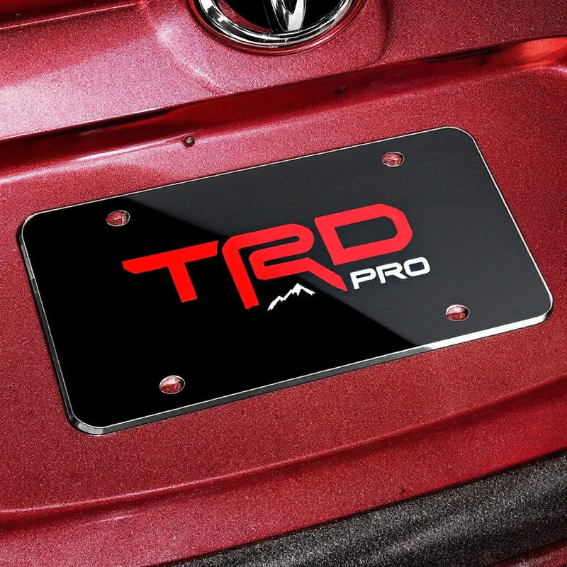Toyota TRD Pro License Plate - Vintage Style Metal Sign