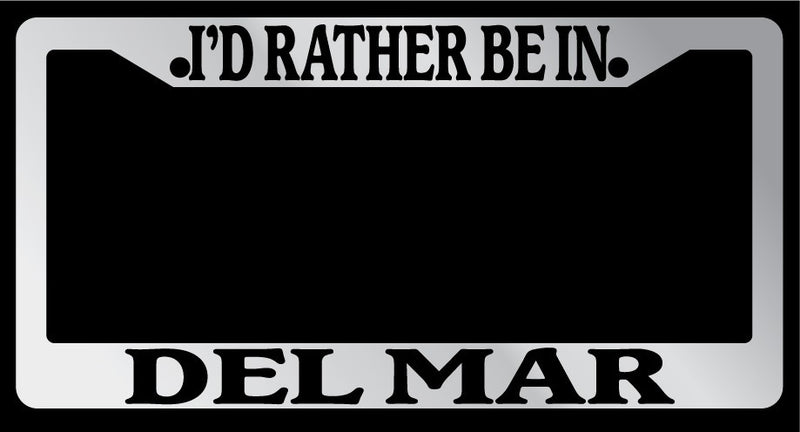 Chrome License Plate Frame I&