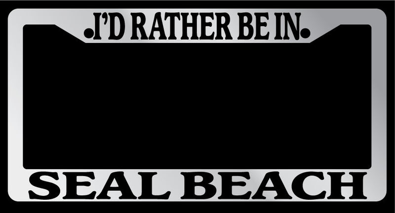 Chrome License Plate Frame "I&
