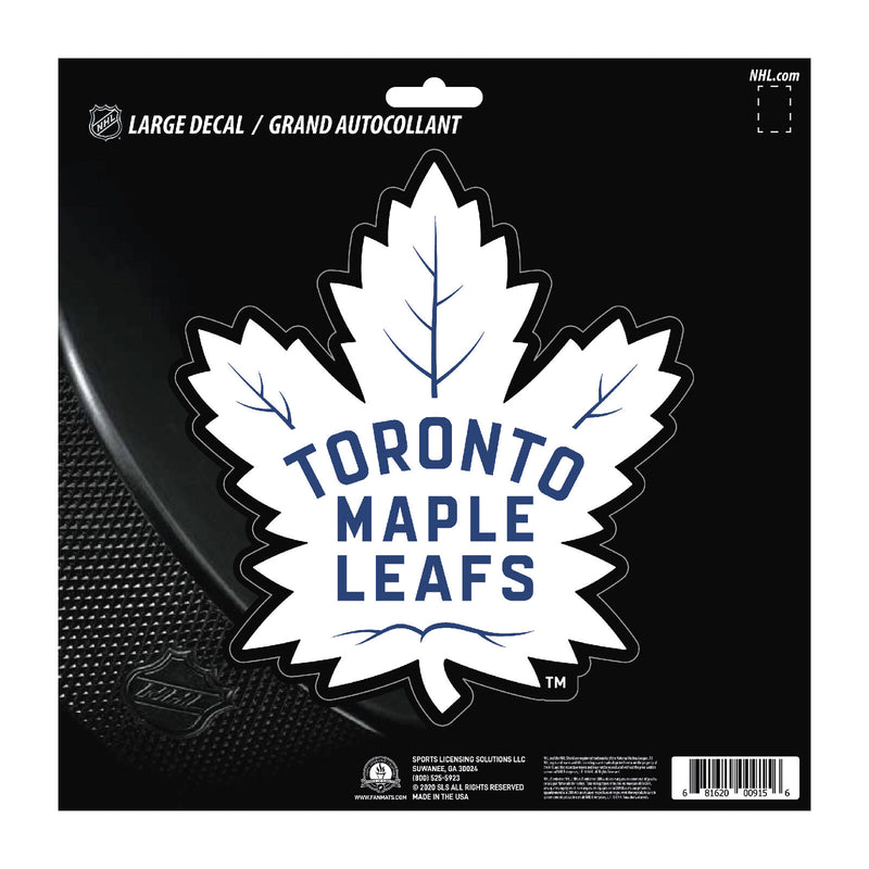 NHL Toronto Maple Leafs Decal Large 8"X8" Auto RV Boat Cooler Luggage