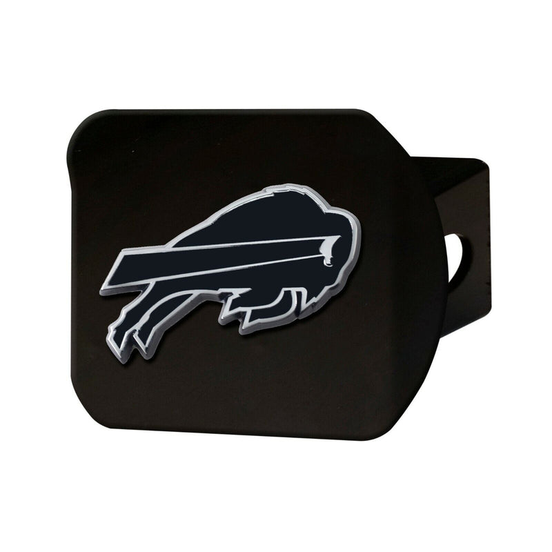 NFL Buffalo Bills 3D Chrome on Black Metal Hitch Cover