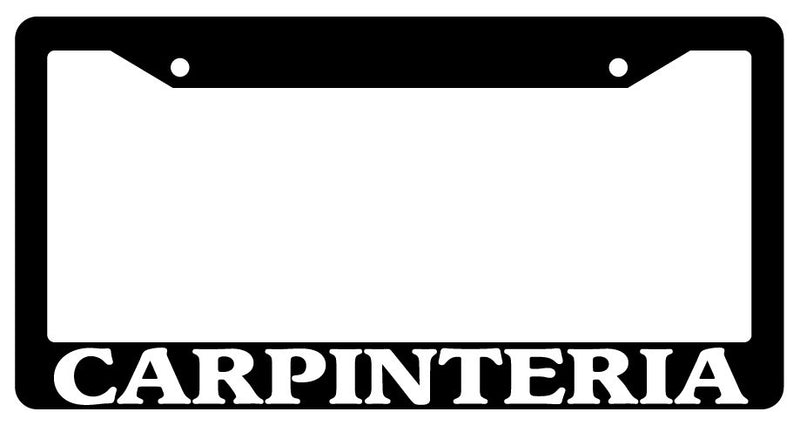 Black License Plate Frame Carpinteria City State Auto Accessory 1169  Mod-GRAPH9856236-353