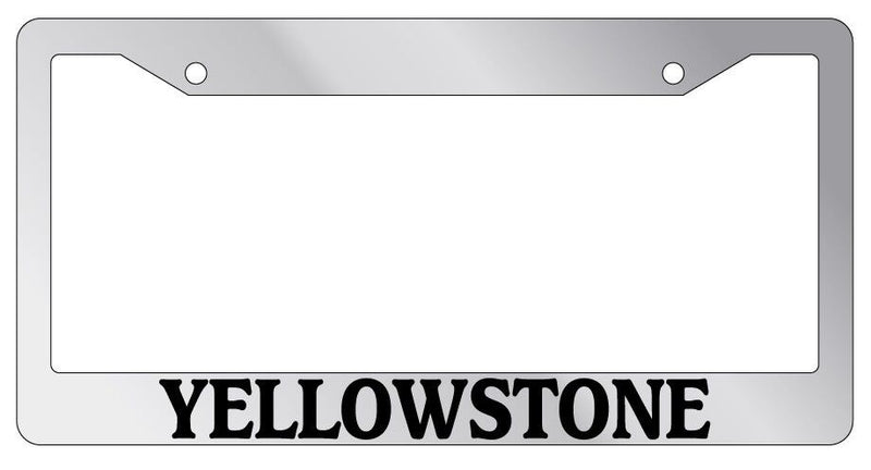 Chrome License Plate Frame Yellowstone Auto Accessory Novelty National Park  Mod-GRAPH9856236-4508