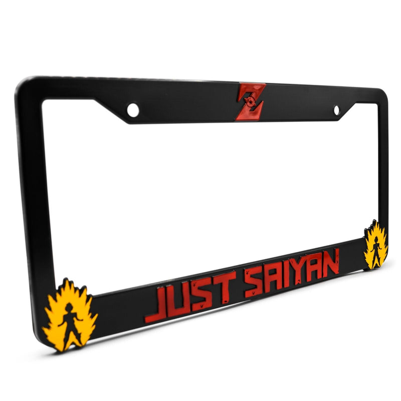 Dragonball Z "Just Sayian" License Plate Frame