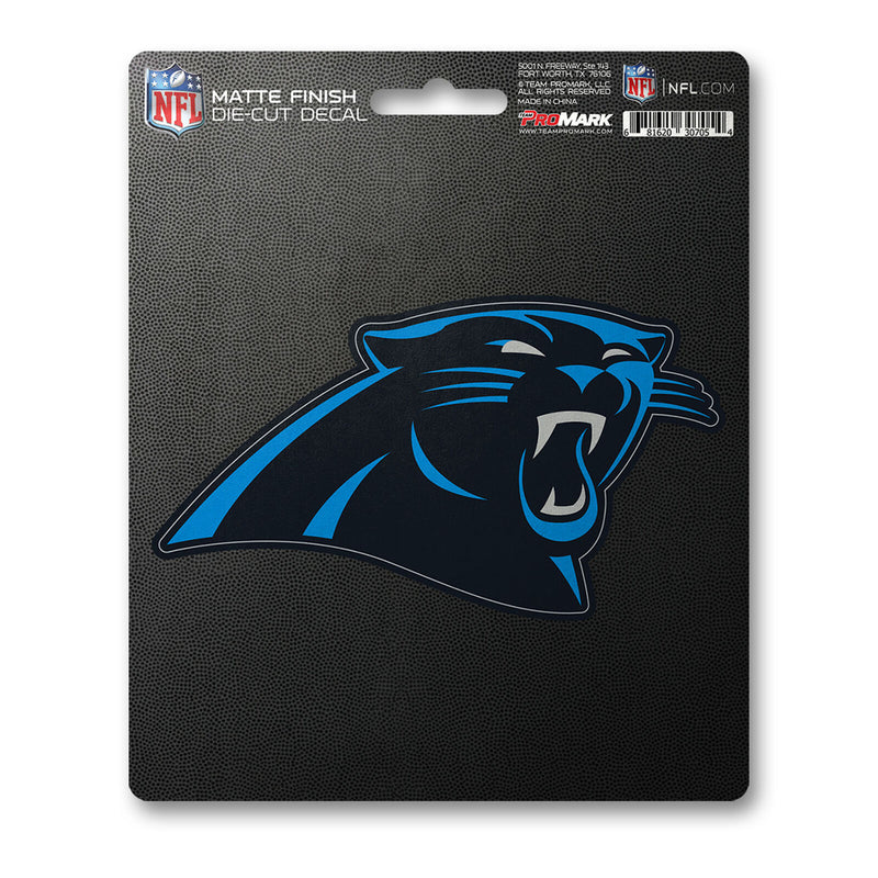 NFL Carolina Panthers Decal Matte 5"X6.25" Auto Boat Cooler Luggage