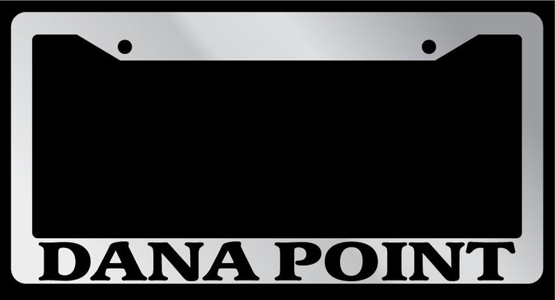 Chrome License Plate Frame "Dana Point" Auto Accessory 1200  Mod-GRAPH9856236-4211