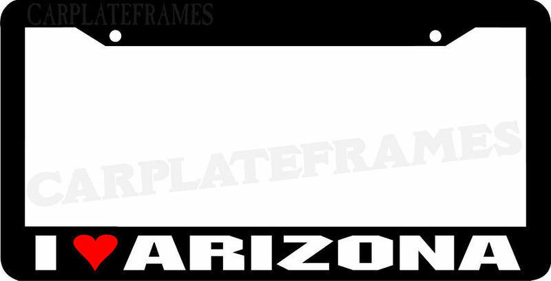 I LOVE Arizona License Plate Frame