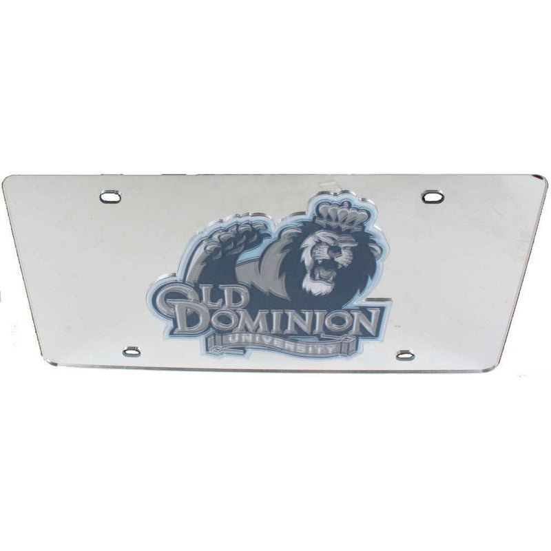 NCAA Old Dominion Monarchs Inlaid Acrylic License Plate - Mirror Background