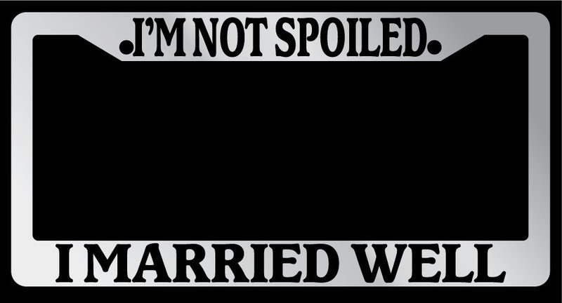 Chrome License Plate Frame I&