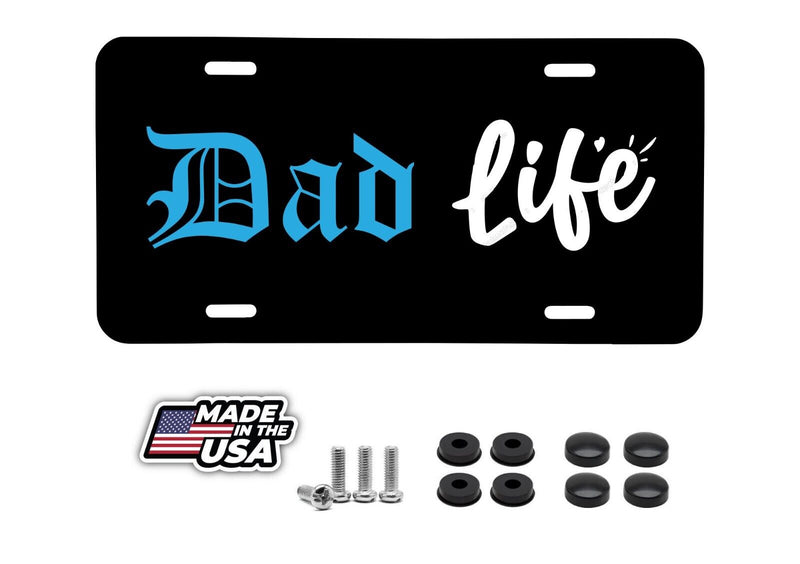 Dad Life Funny Joke Gag Prank Car Truck License Plate Cover