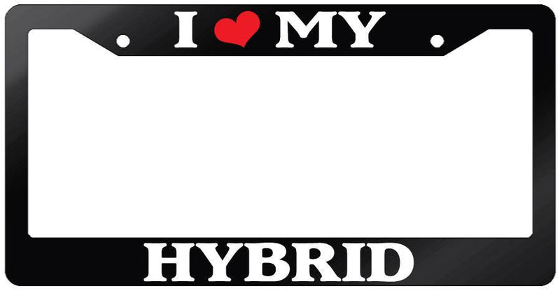 Glossy Black License Plate Frame I HEART MY DOBERMAN PINSCHER Auto Accessory 378  Mod-GRAPH9856236-7524