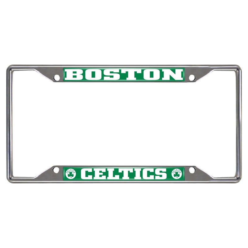 NBA Boston Celtics Chrome Metal License Plate Frame