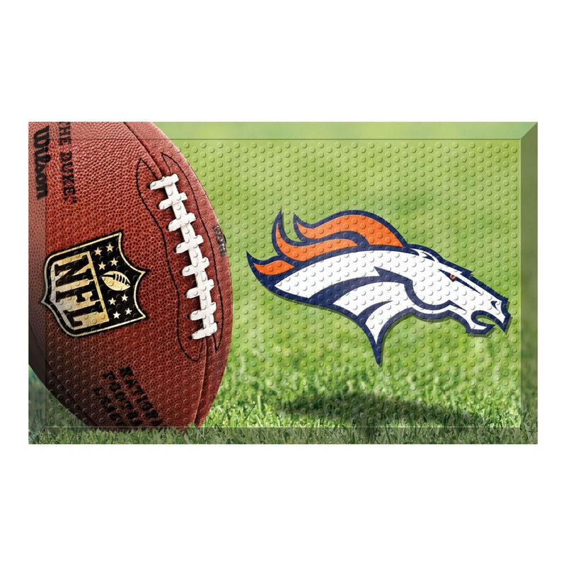 NFL Denver Broncos Scraper Mat Door Mat 20" x 30"