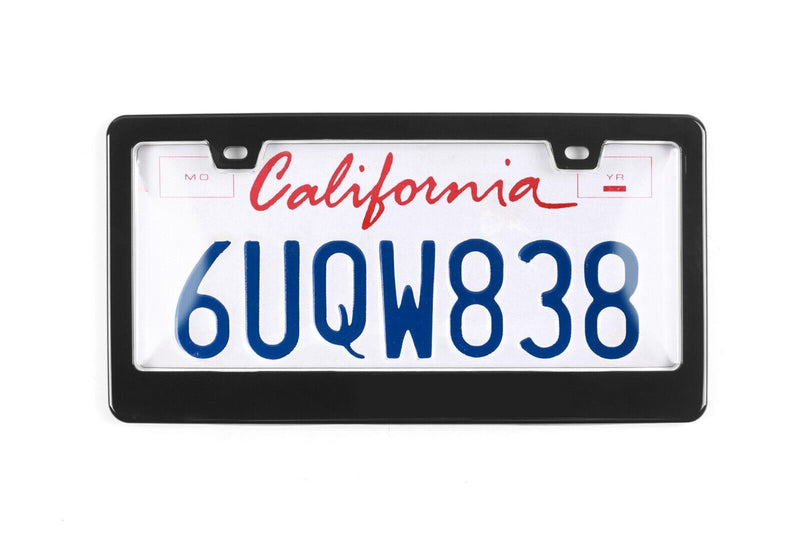 Clear 2 Holes License Plate Cover Patent Design Fits All Cars Models