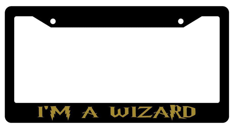 Black License Plate Frame I&