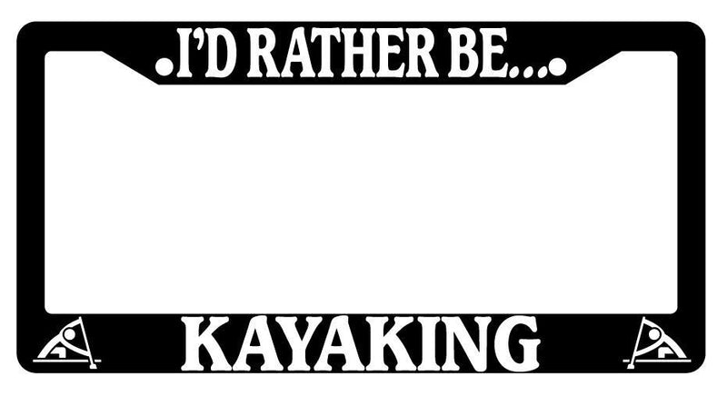 Black License Plate Frame I&