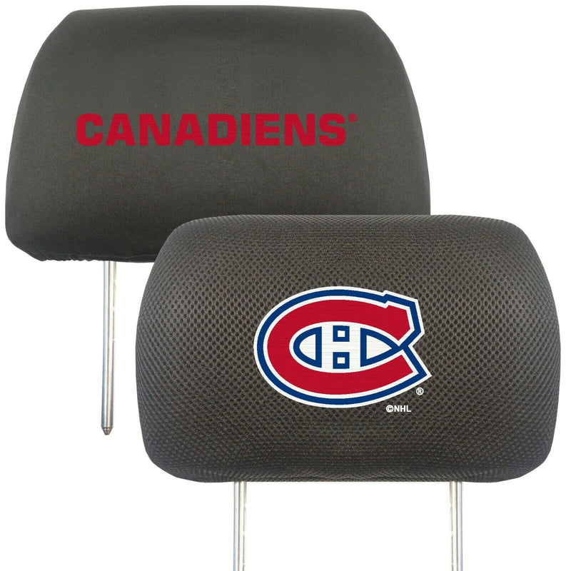 NHL Montreal Canadiens 2-Piece Embroidered Headrest Covers