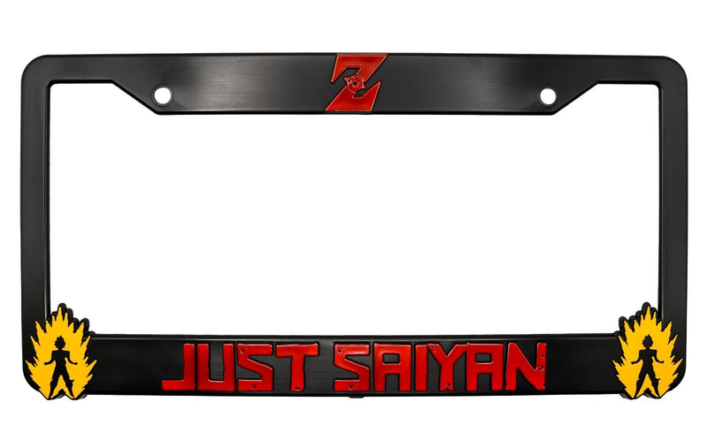 Dragonball Z "Just Sayian" License Plate Frame