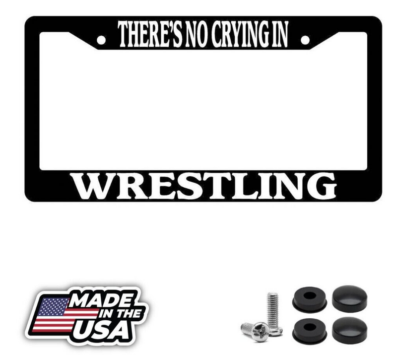Black License Plate Frame There&