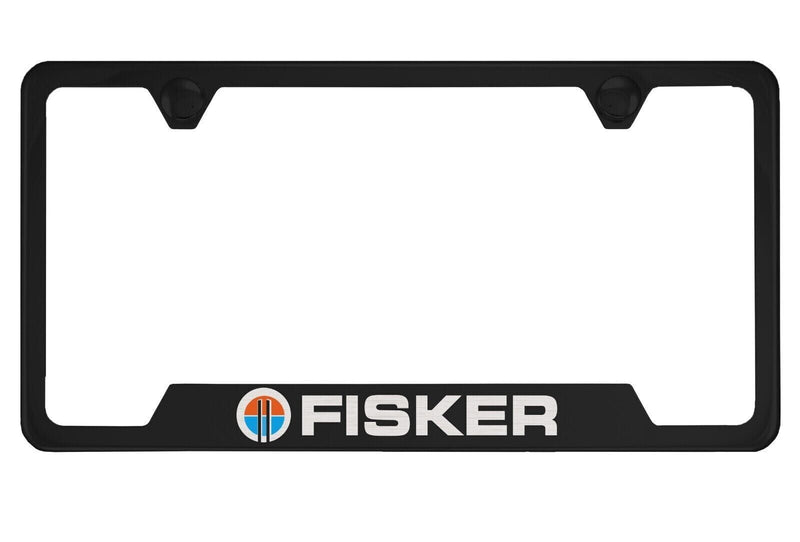 Black License Plate Frame for Fisker