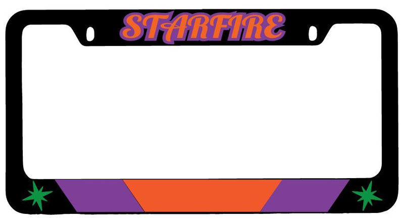 Starfire Black METAL License Plate Frame Auto Accessory DC  Mod-GRAPH9856236-7922