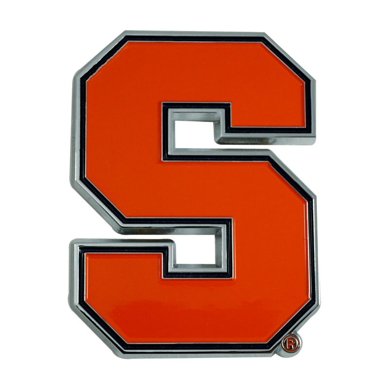 NCAA Syracuse Orange Color Diecast 3D Color Emblem Car Truck