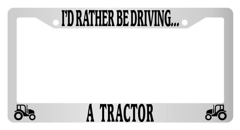 Chrome License Plate Frame I&