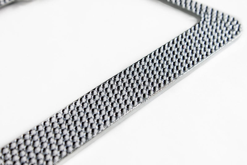 7 Rows Clear/White Bling Crystal Rhineston License Plate Frame