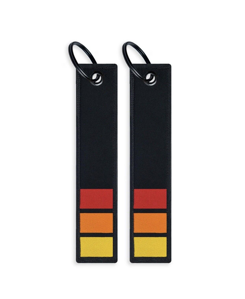 2 Toyota Heritage Strips Jet Tags Key Tags Tacoma Taco Tundra 4Runner FJ Supra