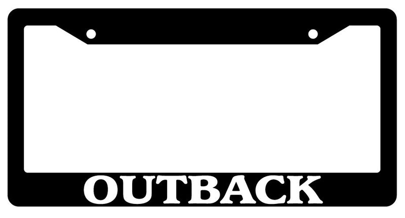 Black License Plate Frame Cars Outback Auto Accessory Novelty  Mod-GRAPH9856236-267